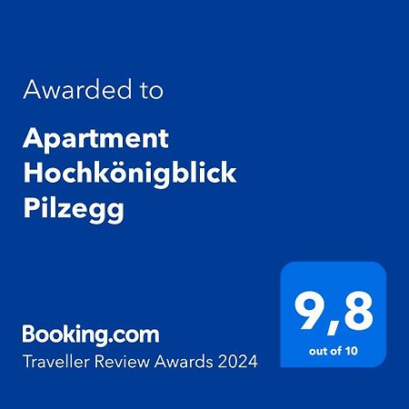 Apartment Hochkoenigblick Pilzegg Embach Bagian luar foto